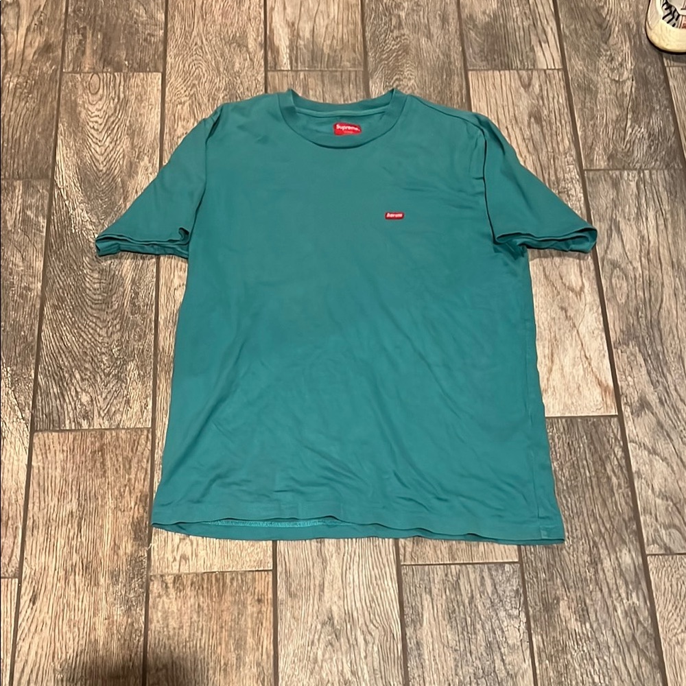 Supreme small logo Teal T-shirt